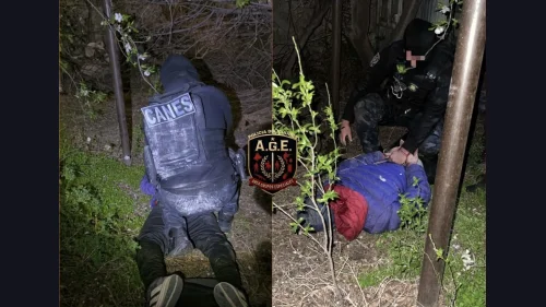 Un joven fue detenido tras esconderse en el patio de una vivienda en el barrio La Loma