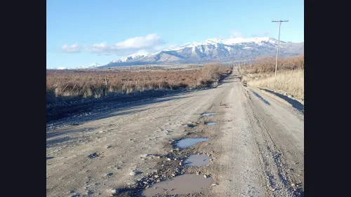 Trevelin reclama por el estado de las rutas ante el inicio de la temporada de tulipanes