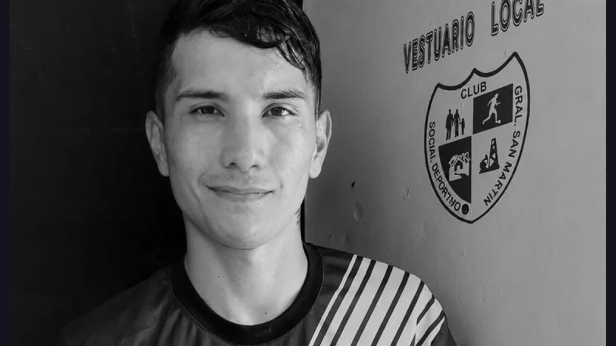 Dolor en el fútbol comodorense: consternación por el fallecimiento de Leandro Barría, jugador de San Martín