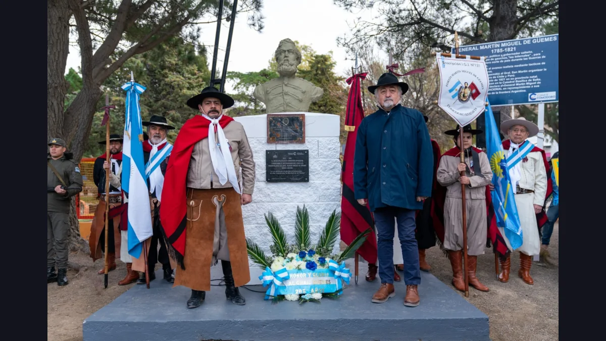 Othar presidió el homenaje a Gral. Martín Miguel de Güemes en su 205° aniversario