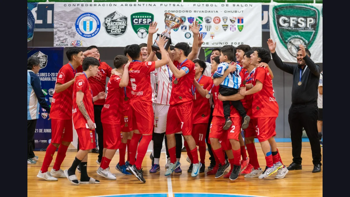 Con un marco histórico de público, Comodoro se coronó campeón del Nacional de Futsal C20