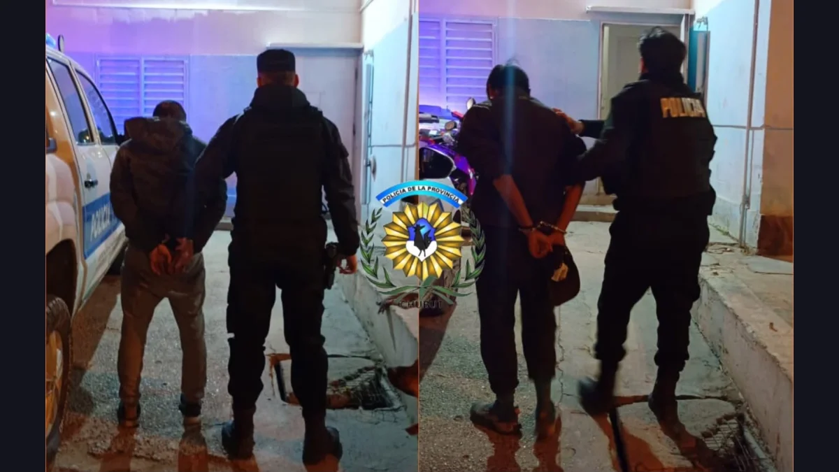 Delincuentes son atrapados con la batería robada en sus manos
