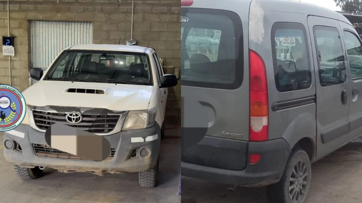 La Policía del Chubut secuestró dos camionetas con pedidos de captura