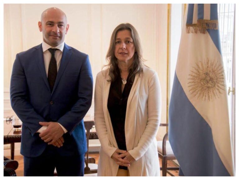 Federico Massoni se reunió con la Ministra de Seguridad de la Nación