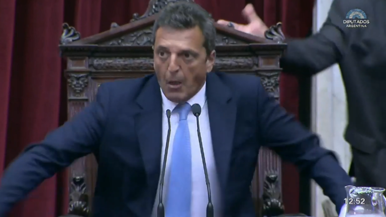 El blooper de Sergio Massa en el Congreso