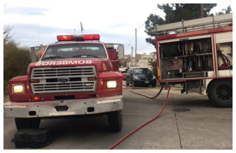 Se registró un incendio en Fracción 15 con heridos