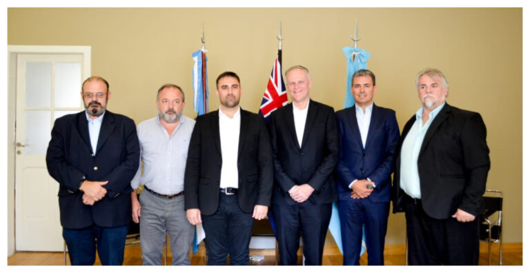 Ministros de Chubut reunieron en Comodoro Rivadavia con el embajador de Australia