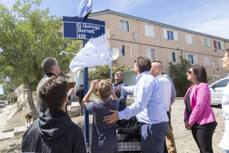 El Municipio nombró «Guillermo Quiroga Burnett» a una calle del barrio 30 de Octubre