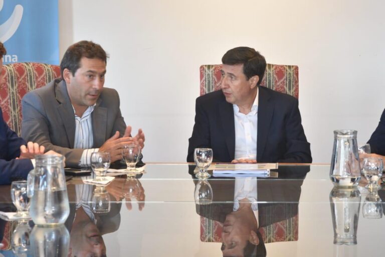 Sergio Massa recibió en el Congreso al intendente de Comodoro Rivadavia