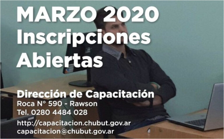 Se encuentran abiertas las inscripciones para capacitaciones gratuitas de agentes públicos