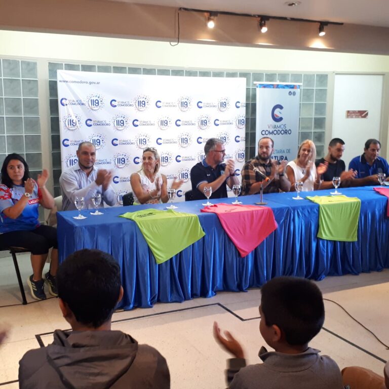 Lanzaron oficialmente el inicio de los eventos deportivos por el 119 Aniversario de Comodoro
