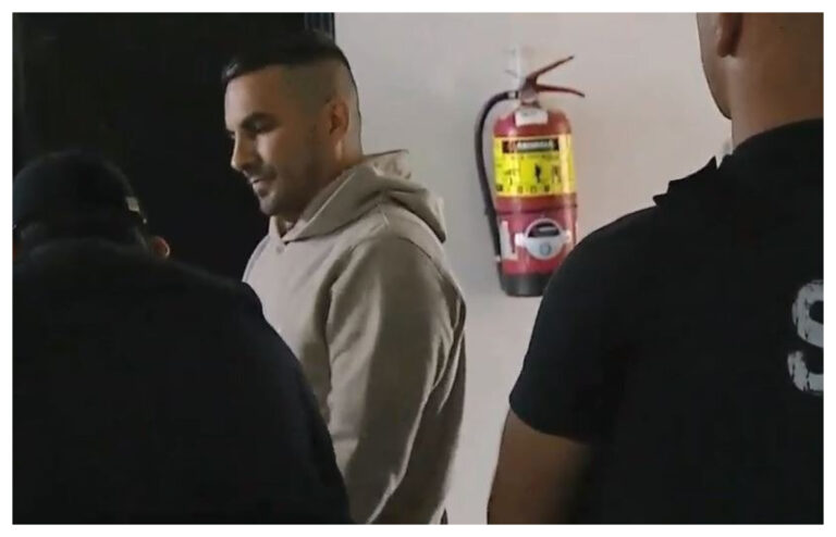 Le colocaron una tobillera a Tablado en resguardo de su ex y sus hijas