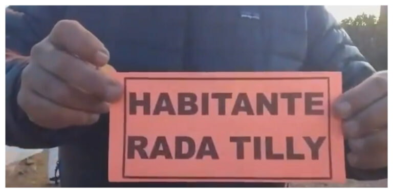 Controles en Ruta N°3: Entregarán carteles identificatorios a vecinos de Rada Tilly