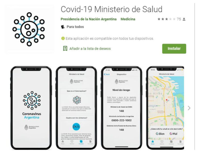 Lanzaron una app oficial para hacerse un autotest de coronavirus