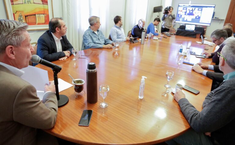 Arcioni encabezó la primera reunión con el Comité Económico y Social
