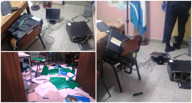 Repudian actos vándalicos contra dos escuelas de Rawson