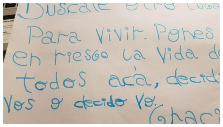 La amenaza a un médico de un vecino:»Buscate otro lugar para vivir, decidí vos o yo»