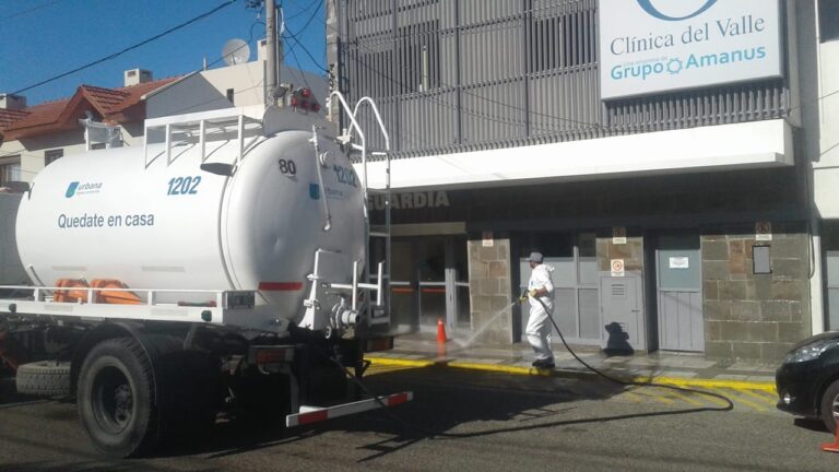 Urbana desarrolla un plan de desinfección ante la emergencia sanitaria