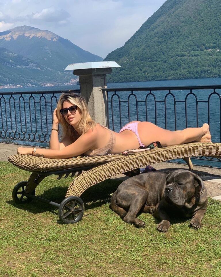 «Domingo perfecto», Wanda Nara posó súper sexy en su cuarentena