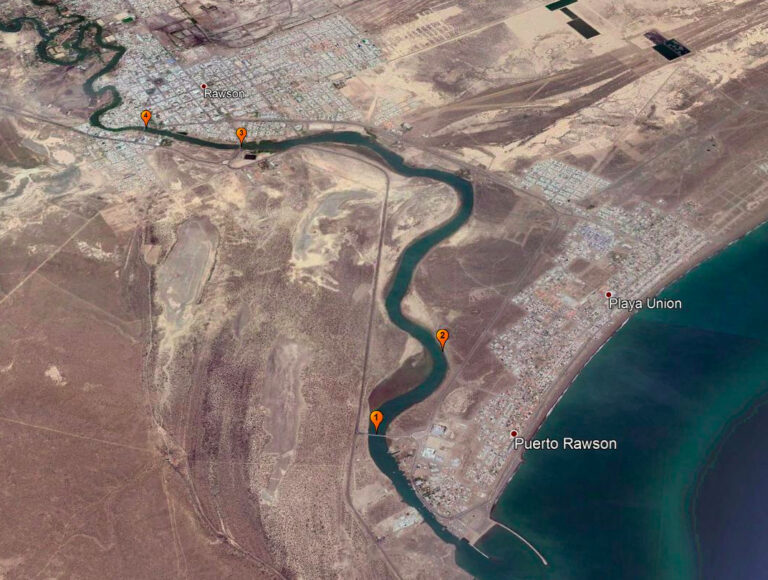 Ambiente continúa con el monitoreo de calidad de agua del Río Chubut