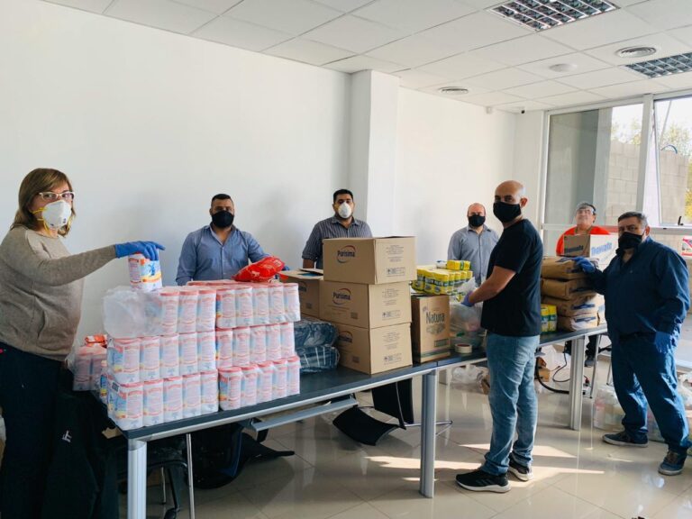 Caleta Olivia: «Comenzamos a entregar nosotros mismos los bolsones de alimentos»