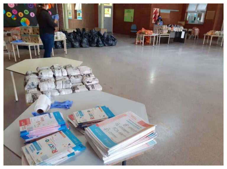 Educación continúa con la distribución de los cuadernillos con actividades pedagógicas