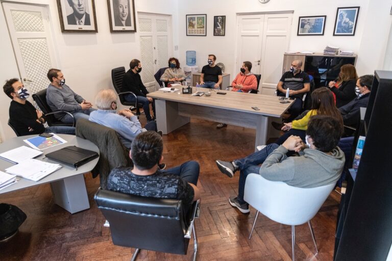 Juan Pablo Luque recibió a los concejales del Frente de Todos
