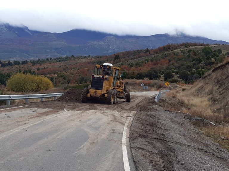 Vialidad Provincial realiza reparaciones en las rutas de Chubut