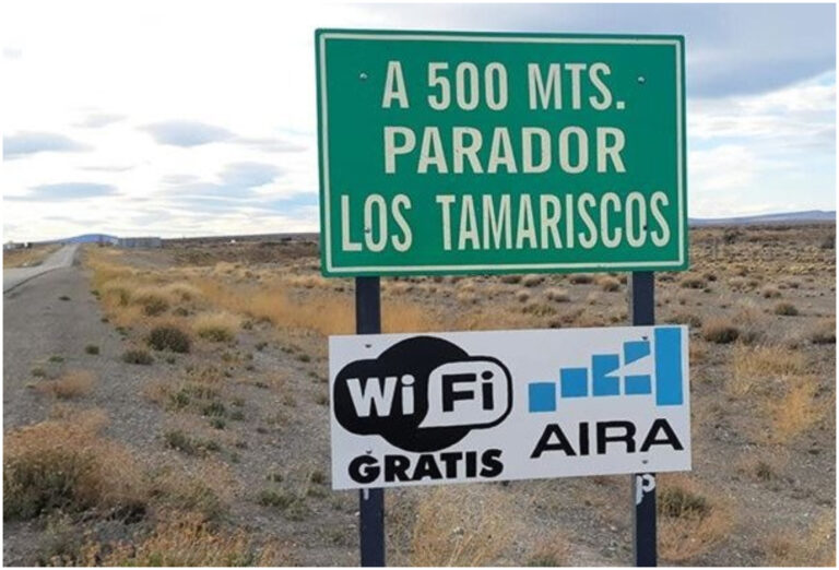 Una empresa instaló wifi gratis en la Ruta 40 para los viajeros