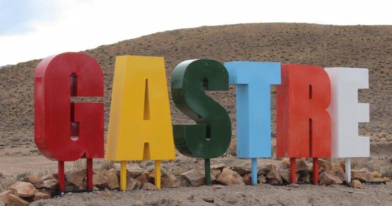 Gastre ya tiene un nuevo cartel de ingreso