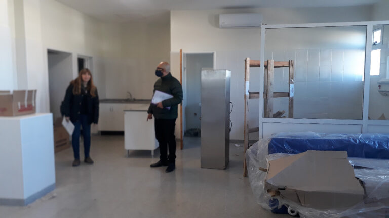 Concretaron obras en el Hospital Regional de Comodoro