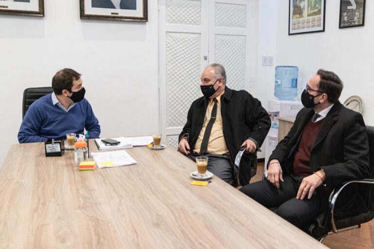 El Intendente recibió al nuevo gerente regional del Banco Chubut en Comodoro