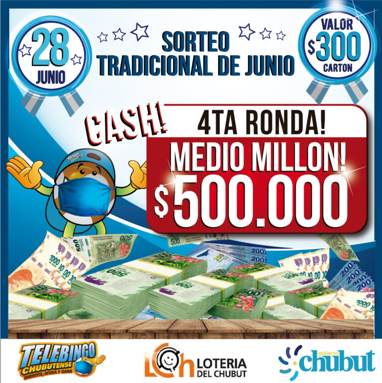 El Telebingo Chubutense de junio sortea efectivo y una camioneta