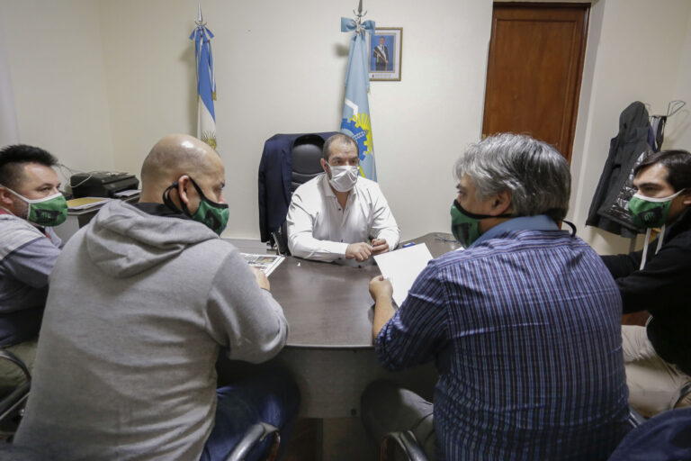 Grazzini recibió a representantes de la Asociación de Trabajadores del Estado