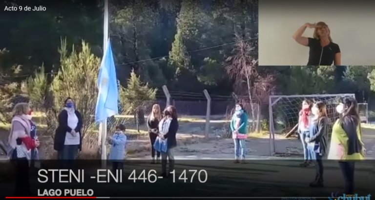 Educación realizó una ceremonia online por el Día de la Independencia