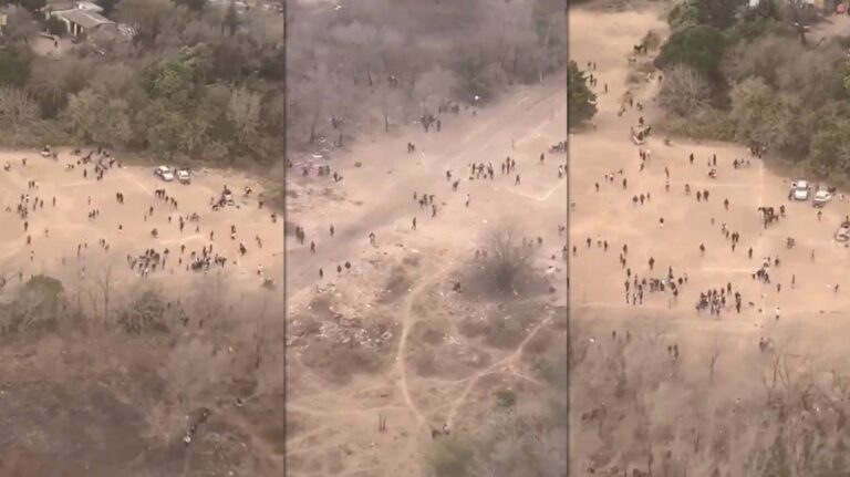 Córdoba: dispersaron con un helicóptero a más de 100 personas en una carrera de caballos ilegal