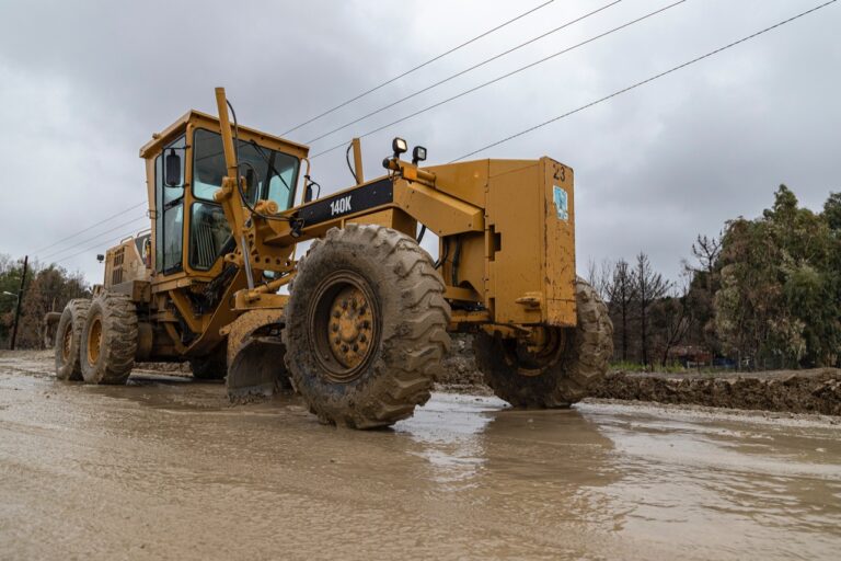 Comodoro: gran trabajo en la transitabilidad de las calles tras las intensas lluvias