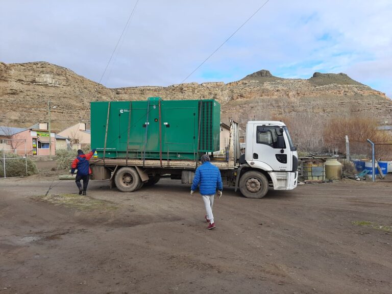 Paso del Sapo recibió un nuevo generador y se normalizó el servicio de energía