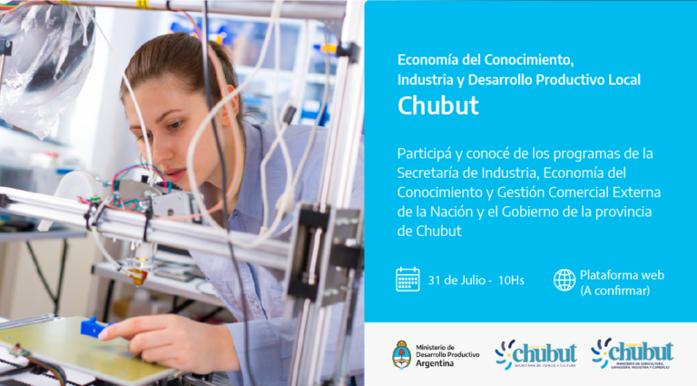 Invitan a un encuentro virtual sobre Economía del Conocimiento y Desarrollo Productivo local