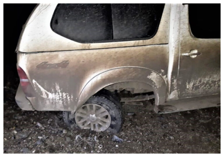 Se accidentaron dos funcionarios provinciales anoche sobre Ruta 25