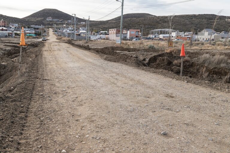 Quedó habilitado el acceso al barrio Los Arenales de Comodoro