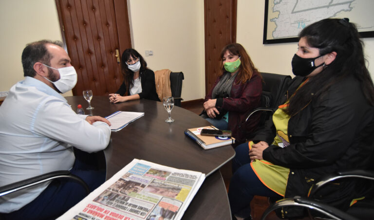 Grazzini se reunió con representantes de jardines privados de autogestión