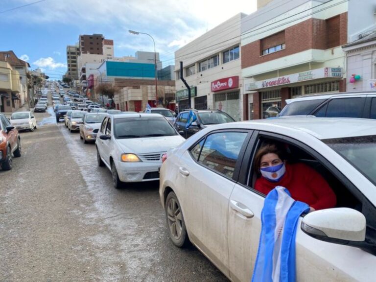 Comodoro participó de la marcha del 17A que se convocó a nivel nacional