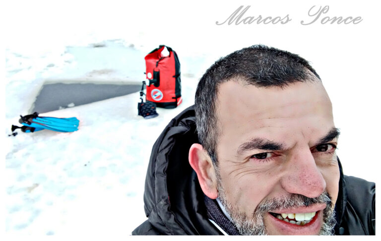 La increíble experiencia de bucear bajo hielo en Chubut