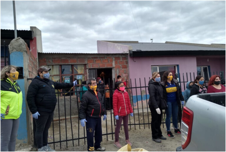 Un merendero de Caleta Olivia también recibió la ayuda solidaria de Petroleros Jerárquicos