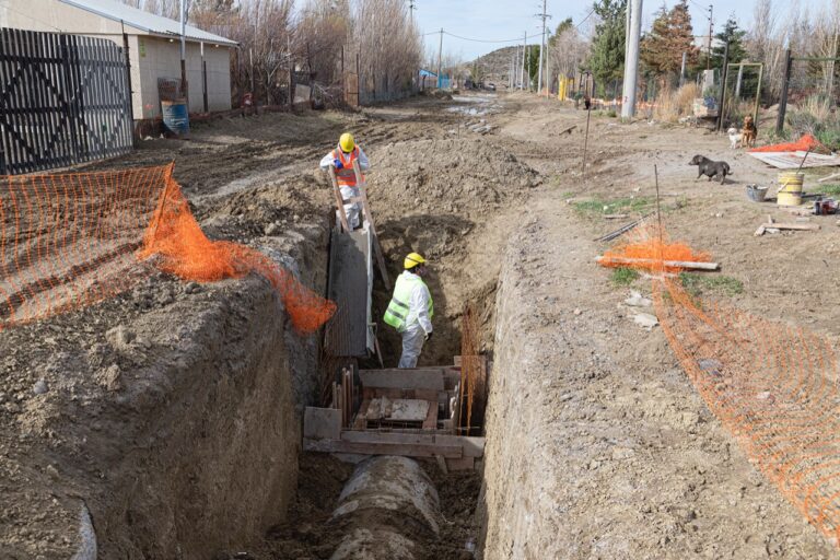 El Municipio avanza con infraestructura en barrio Gesta de Malvinas