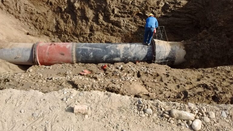 Este jueves iniciarán tareas de mantenimiento en el acueducto nuevo de Comodoro