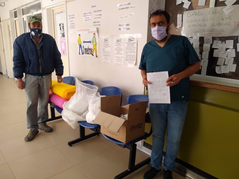 Petroleros Jerárquicos realizaron importante donación al Hospital Rural de Sarmiento