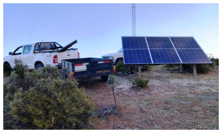Punta Tombo: comenzaron a instalar paneles de energía solar