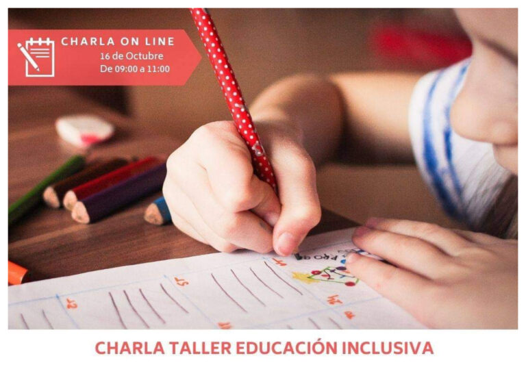 Fundación Crecer invita a participar de la charla taller «Educación Inclusiva»